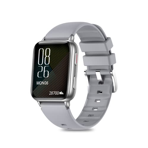 Image of Mustard Magma Smart Watch with 1.8 inch Amoled Display, Bluetooth Calling, Water Proof IP68, 100+ Sports Mode, 150+ Watch Faces, Dedicated Spo2, and Dynamic Heart Rate Analysis,(Silver)