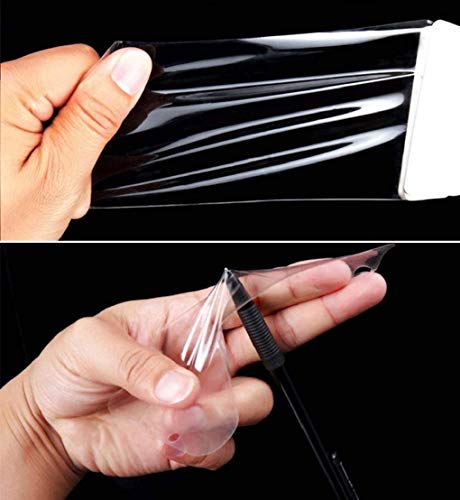 Image of ZARALA Tempered Glass Screen Protector Compatible for (Black) with Edge to Edge Coverage and Easy Installation kit (LG W41)