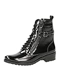  CAPRICE Damen Franka Stiefeletten, Schwarz Black Naplak 17, 41 EU