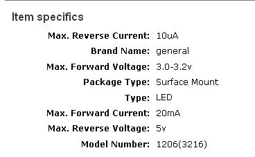 100Pcs Smd Smt 1206 Super Bright Red And Green (Double Colour) Led Lamp Light #TOP5