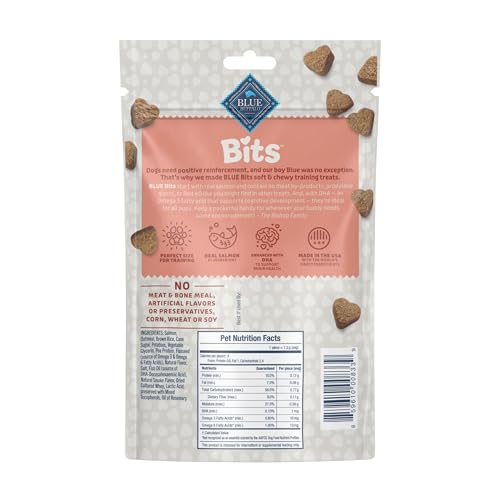 Blue Buffalo Bits Natural Dog Treats, Salmon, 4oz (Pack of 1) image 5