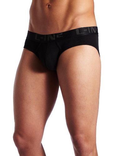 C-IN2 Men's Core Lo No Show Profile Brief,Black,Medium