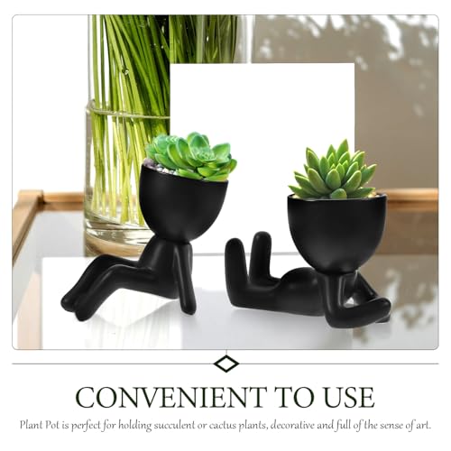 Petits pots pour cactus et succulentes en céramique blanche - 8