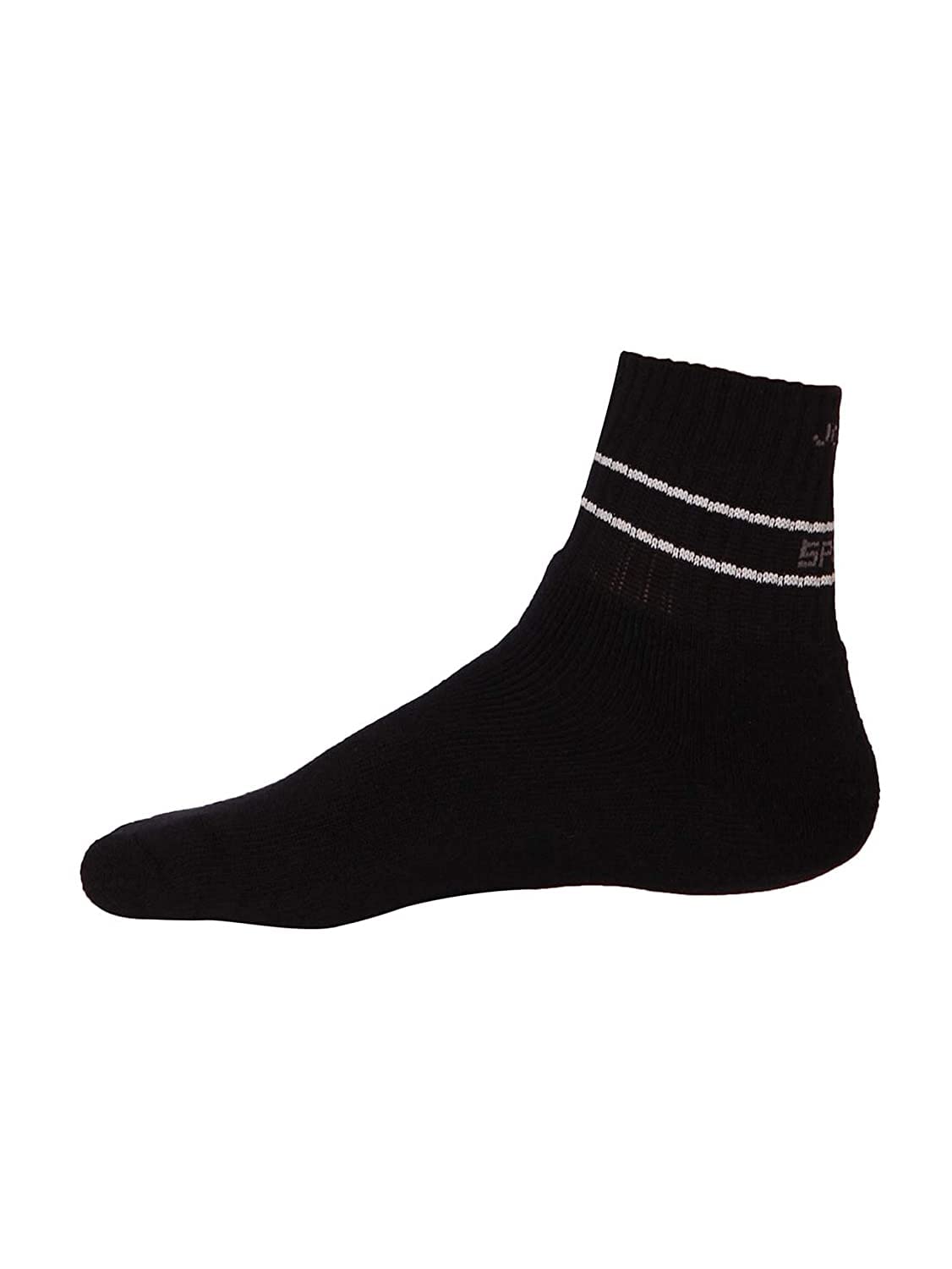 Jockey Boy Pack Of 3 Pairs Regular Socks With Logo Sports Ankle Length Cotton Towel Socks, Assorted 4