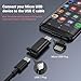 Fidioto Micro USB to USB-C Adapter,Type C Female to USB Micro Male Convert Connector Support Charge & Data Compatible with Samsung Galaxy S6 S7 S7 Edge, Kindle Ps4 and Micro USB Devices(5 Pack)
