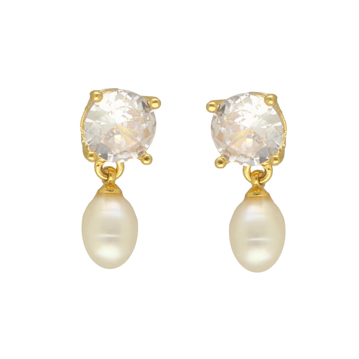 Sri Jagdamba Pearls Ipsit Pearl Earrings For Women & Girls | Gifts To Women/Wife/Sister | Valentine Gifts for Girlfriend | Hyderabadi Freshwater Pearls With Certificate of Authenticity-image-37