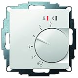 Thermostat EBERLE UTE 2800-R-RAL9016-G-55UP-Thermostat als Raumregler, 5-30C, AC 230V, 16 A Relais Ausgang 1 Schließer, PWM oder 2 Punkt Regelung einstellbar, Netzschalter, TA, LED Anzeigen
