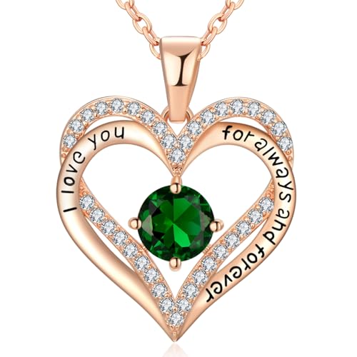 18K Rose Gold Necklaces for Women Birthday Gifts for Women Jewelry for Women Birthday Gifts for Wife Girlfriend Daughter Wife Birthday Gifts for Anniversary Mothers Day Christmas Valentines Gifts
