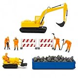 containerkran h0 SET & MAßSTAB: 9-teiliges H0-Set (1:87) für realistische Baustellen-Szenen: Kettenbagger, Mini-Raupe, Schuttcontainer, Absperrungen und Bauarbeiter. Passend für Dioramen und Modellbahn-Anlagen.