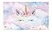 Allenjoy 7x5ft Magic Unicorn Backdrop for Birthday Photography Golden Star Pink Sky Cute Girls 1st First Bday Party Banner Baby Shower Cake Table Background Photo Booth Props