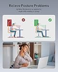 Ergounion 3 en 1 Support pour ordinateur portable en silicone pour bureau - Support d'ordinateur Riser pour ordinateur portable pour le dactylographie ou la lecture ergonomique, porte-boîte de crayon pour Apple Pencil 1st/2nd Gen, Règle colorée 9"(24cm) - Midnight