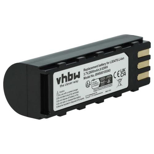 Batterie pour Leuze HS6578 vhbw scanner code-barre Li-Ion 3.7V accumulateur POS