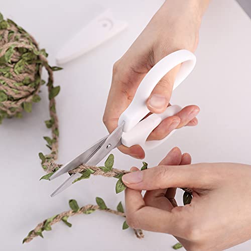 Youguom 6In Multipurpose Scissors, Comfort Grip, Stainless Steel Sharp Basic Shears For Office Home Household Kitchen School Craft Supplies W/ Protective Cover #TOP4