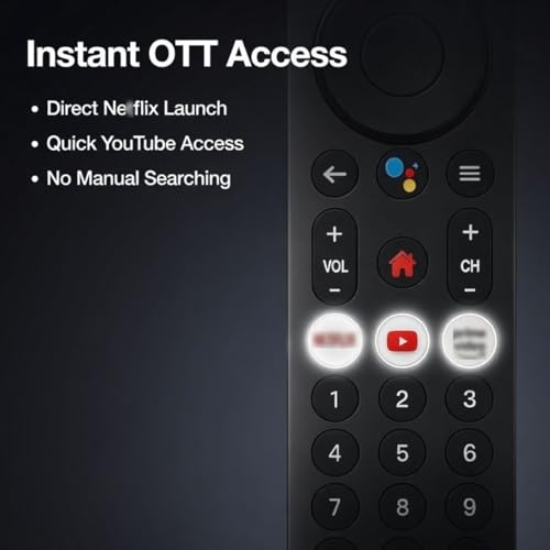 Image of Remote Control Compatible with Airtel Xstream Set Top Box HD & SD - Non-Voice Replacement Remote with OTT Buttons