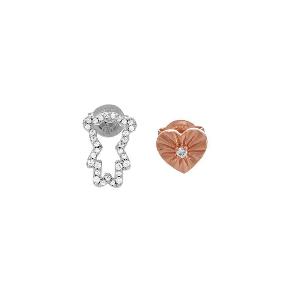 Emporio Armani Women's Two Tone Sterling Silver Earring, EG3621040