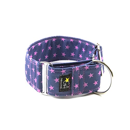 Galguita 0634438823230 Hundehalsband Star, M, rosa