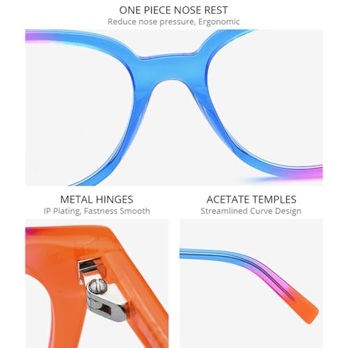 Lunettes oeil de chat femmes MUTYNE monture acétate résistante et légère