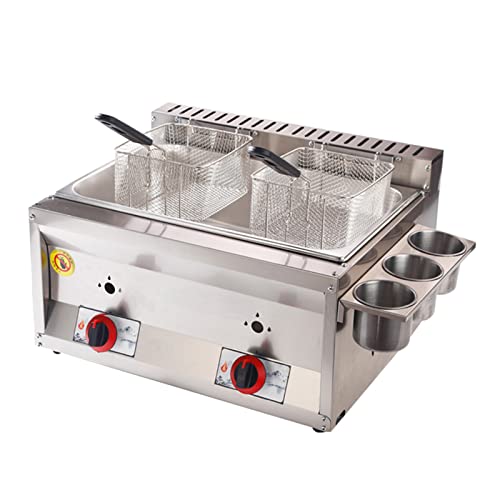 Friggitrice a Gas GPL Commerciale a Doppio