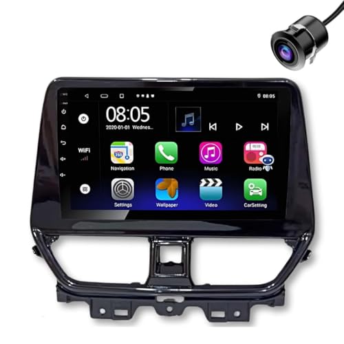 Image of Modorwy Original QLED 9 inch Zlink Car Android Stereo | OS 13 | 2GB+32GB | Display Support Car Play & Android Auto | incl. AHD Rear Camera & Frame Compatible with Maruti Fronx - 1 Year Warranty