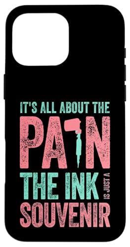 Tattooed Tattooist All About Pain Ink a ���y�Y �^�g�D�[ �X�}�z�P�[�X iPhone 16 Pro Max �p