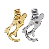 HWHXCZYH Innovative Finger Ring Set in Silver & Gold - Unique Lifestyle Accessory - Aesthetic and Modern Design for Everyday Use, Gaming, Driving, Office - An Extraordinary Gift