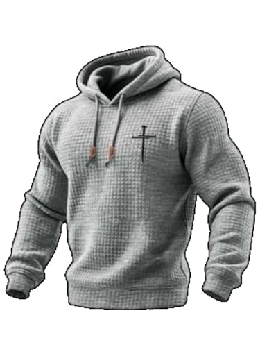 Amazon.com: CIVIZILUX Men's Retro Classic Cross Print Sweatshirt