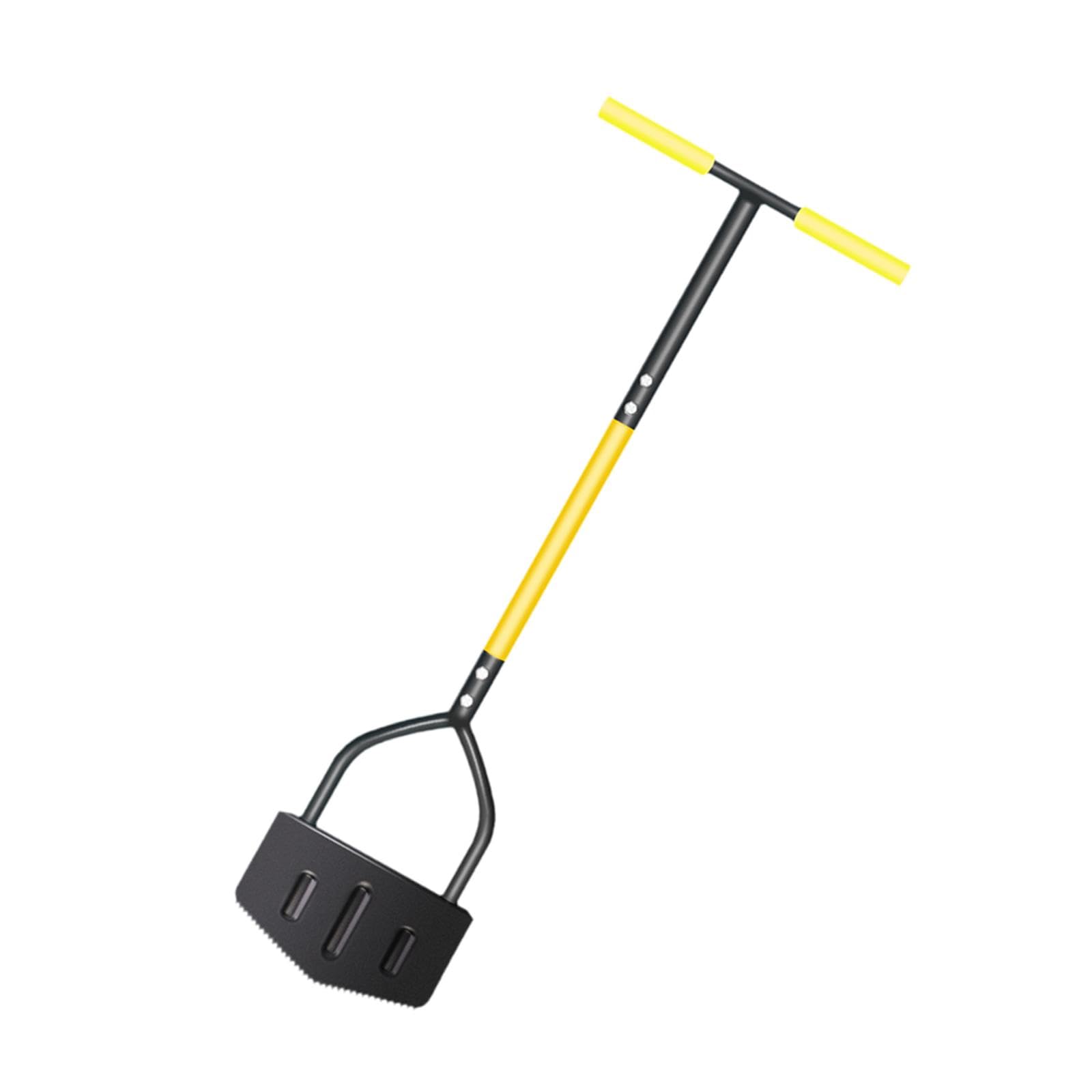 Coupe-Bordures pour Pelouse, Outil de Jardinage, Large Plateforme, Multifonctionnel pour Parterres de Fleurs, Poignée en T Rembourrée, Dents Acérées,