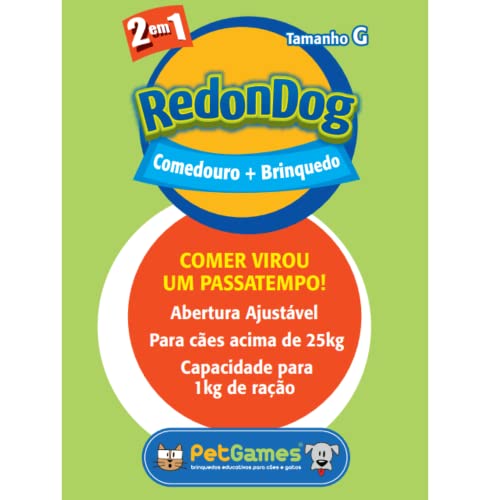 Pet Games Comedouro Brinquedo Redondog Tamanho G Para Cães