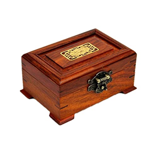Dophee 1Pc Vintage Latch Hasp Pad Chest Lock Plate For Furniture Wooden Box Jewelry Case Cabinet With Mounting Screws - 38X29Mm/1.5"X1.14" #TOP4