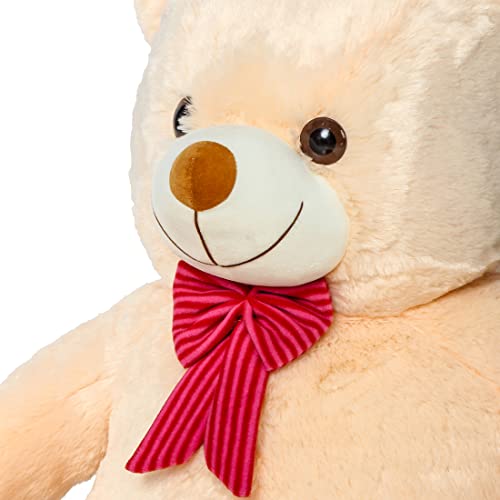 Image of Ultra 48 inch Teddy Bear Fully Stuffed Soft Plush Toy for Kids in Butter Animal Toy Gift Birthday Anniversary Christmas Diwali Home Decore