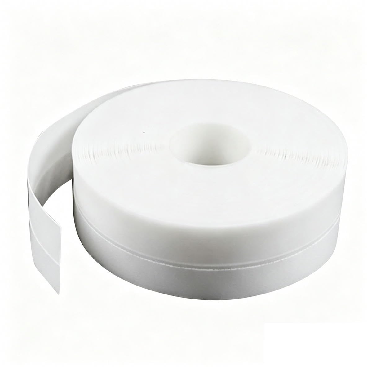 5M/10M Door Bottom Seal Strip Weather Window Rubber Seal Weatherstrip Windproof Dust Self Adhesive Door Windshield Sealing Tape-White-45mm-10M