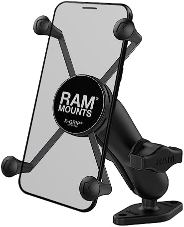 RAM Mounts X-Grip Large Phone Mount with Diamond Base RAM-B-102-UN10U with Medium Arm