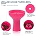 Hookah Bowl Set with HMD - Mata Leon Premium Silicone Phunnel Bowl with Aluminum Charcoal Heat Management Device Hold 3pcs 1