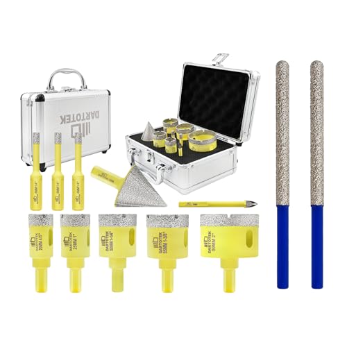 Brocas de Diamante para Cerámica DARTOTEK Kit 10 Piezas miniatura 1
