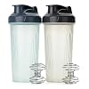 Mr. Pen- Protein Shaker Bottles, 2 Pack, 28 oz | Shaker Bottles with Leak-Proof Flip-Top Lid, Wire Whisk Ball for Smooth Mixing, Ideal for Protein Shakes, Smoothies
