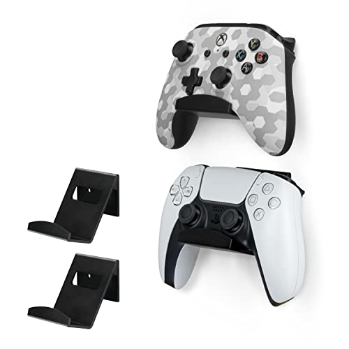 BRAINWAVZ 2 Pack Metal Controller Holder Stand Wall Mount for...