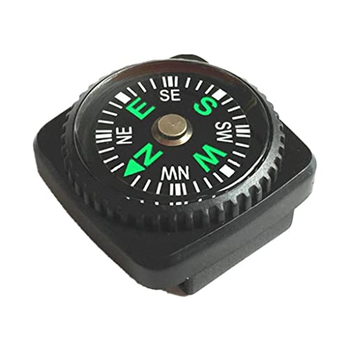 Accessoires de camping boussole à bouton mini sangle poche survie - 2