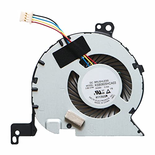 Connettore: 4 pin RAKSTORE Ventola per PC portatile compatibile con Dell Latitude E7250, silenziosa, ventola di ricambio KSB0605HCA03