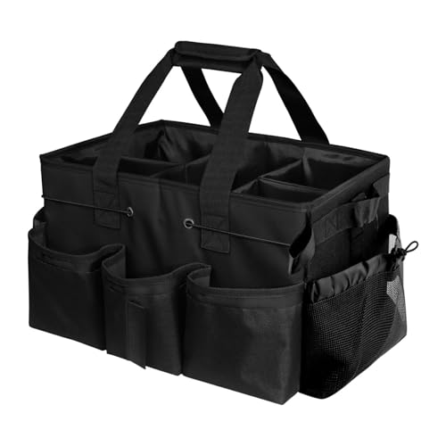 Organisateur de nettoyage sac porte-outils multipoche en tissu imperméable