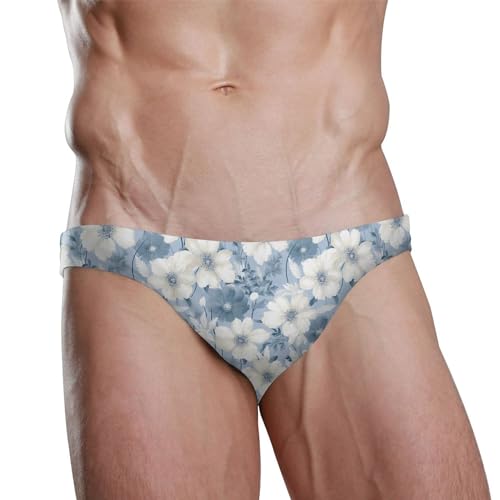 Boho Garden Flower Swim Briefs for Men Swimsuit Bikini Swimwear S A1106832