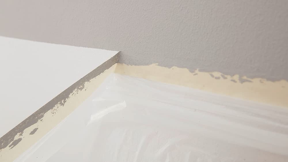 tesa Easy Cover 4368 Universal, confezione da 10, nastro da imbianchino 2 in 1 con pellicola per mascherare e coprire lavori di pittura interna Beige chiaro, opaco, 33 m x 1,4 m ciascuno