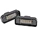 NJSBYL LED License Plate Lights for Mercedes-Benz w220 S350/S600/S430/S500/S65 AMG/S55 AMG Xenon White LED Rear License Plate Lamps Built-in Canbus Error-Free