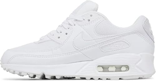 Nike Air Max 90, Men's Running Shoes, White Triple White, 7 