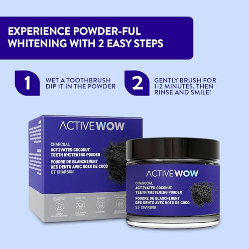 Image of Active Wow Teeth Whitening Charcoal Powder Natural