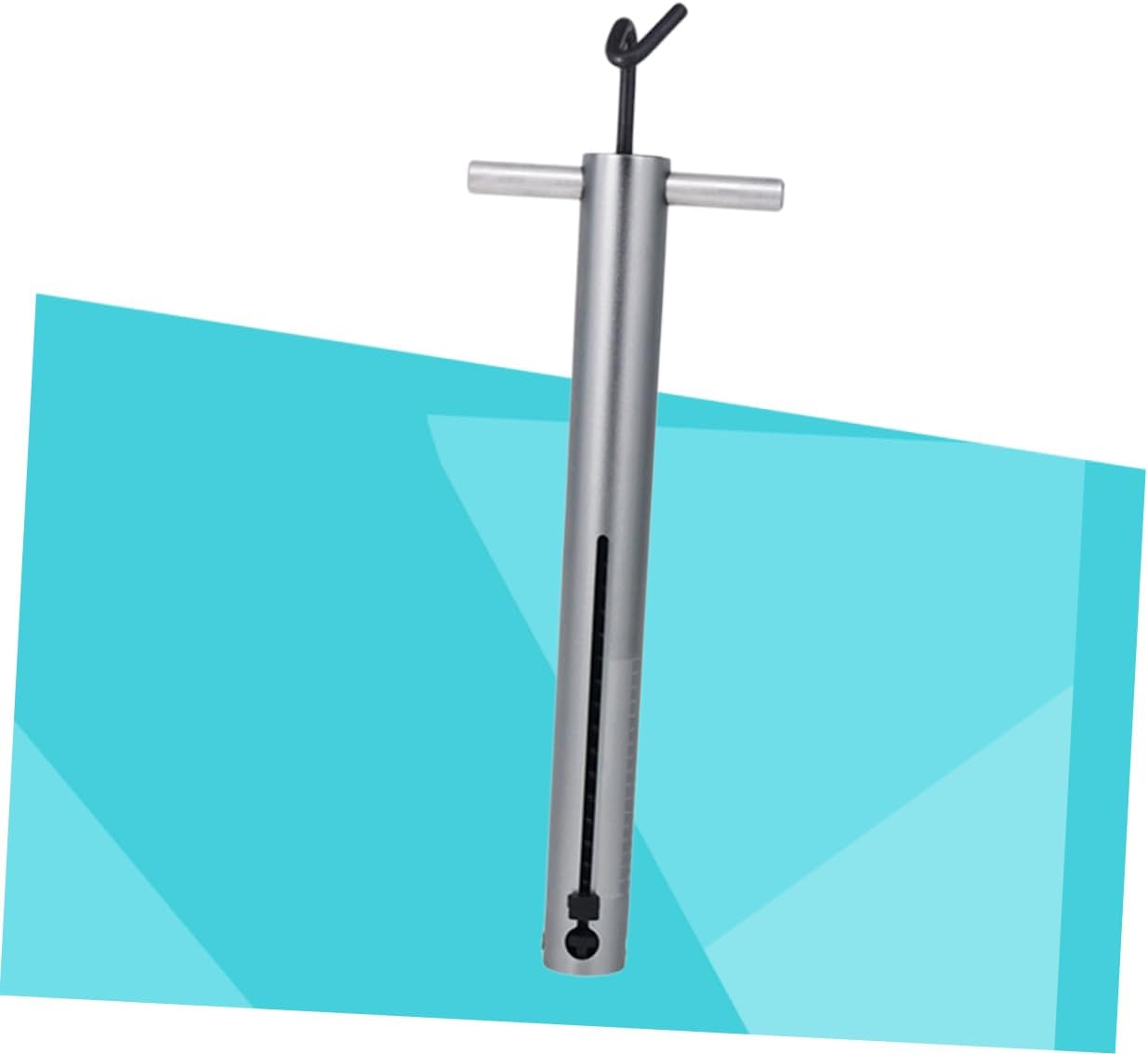 100Pounds Hand Held Scale Accurate Weight Durable Mechanical Spring Design for Draw Weight Silver Color