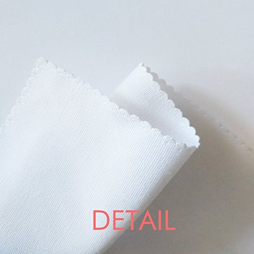 Servilletas reutilizables de tela blanca de cena para evitar el papel 5