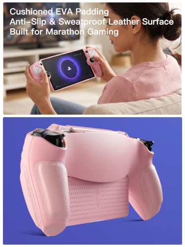 Image of Thin Fit Designed for PlayStation Portal Case, Full Protective PS5 -Pink