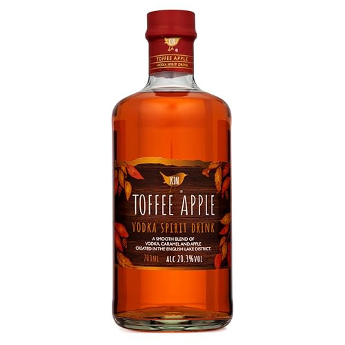 Kin Toffee Apple Vodka 20.3% ABV 70cl Bottle