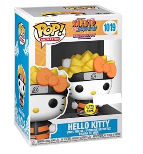 Funko Pop Animation #1019 - Naruto X Hello Kitty - Hello Kitty (Glow In The Dark) (Target Exclusive)