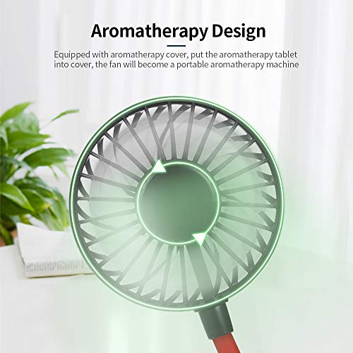 KKmoon Ventilador portátil pendurado no pescoço Ventilador portátil mini USB recarregável Ventilador